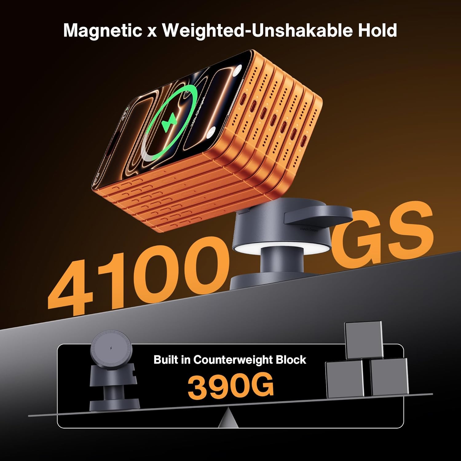 MagMush | 4-in-1 Magnetic Wireless Charger with Night Light