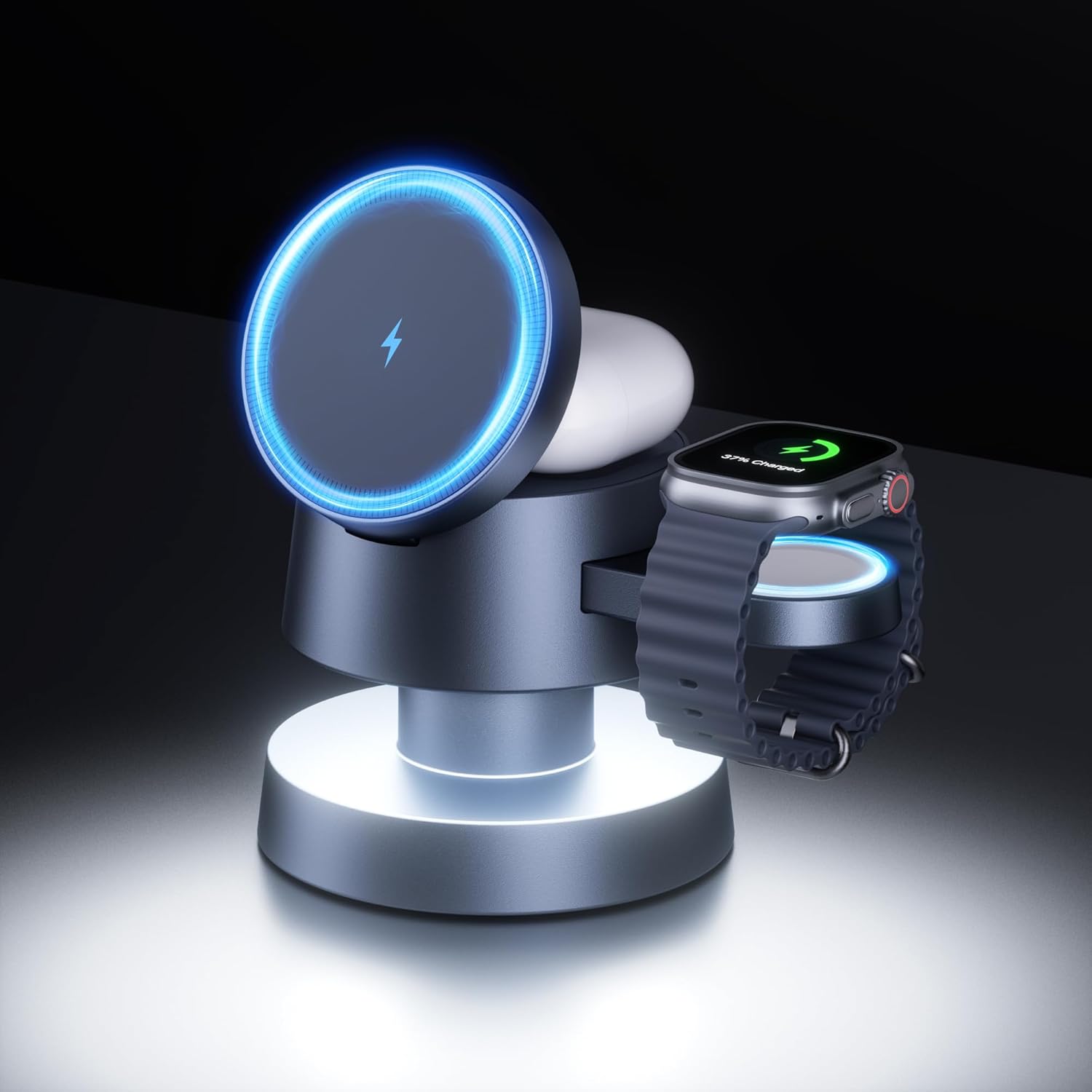 MagMush | 4-in-1 Magnetic Wireless Charger with Night Light
