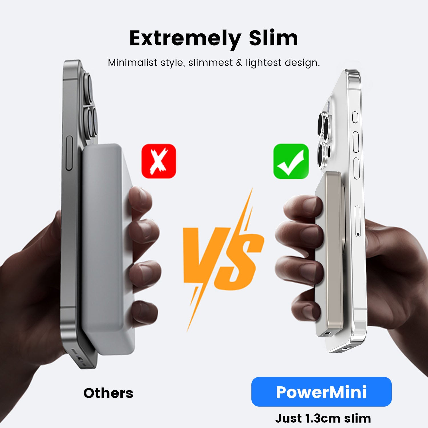 PowerMini | Magnetic Wireless Power Bank 5000mAh