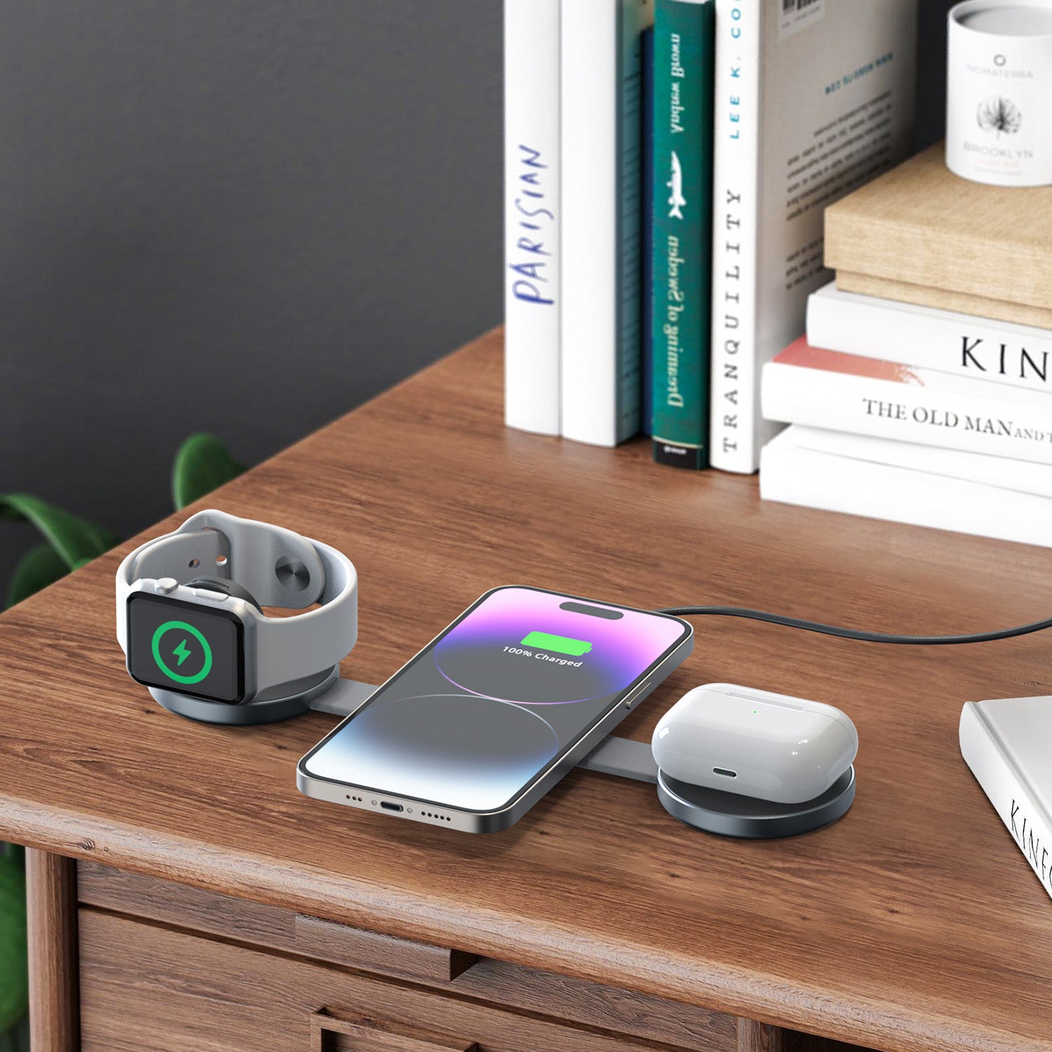 FlipGo | 3-in-1 Portable Magnetic Wireless Charger(Qi2 Certified)