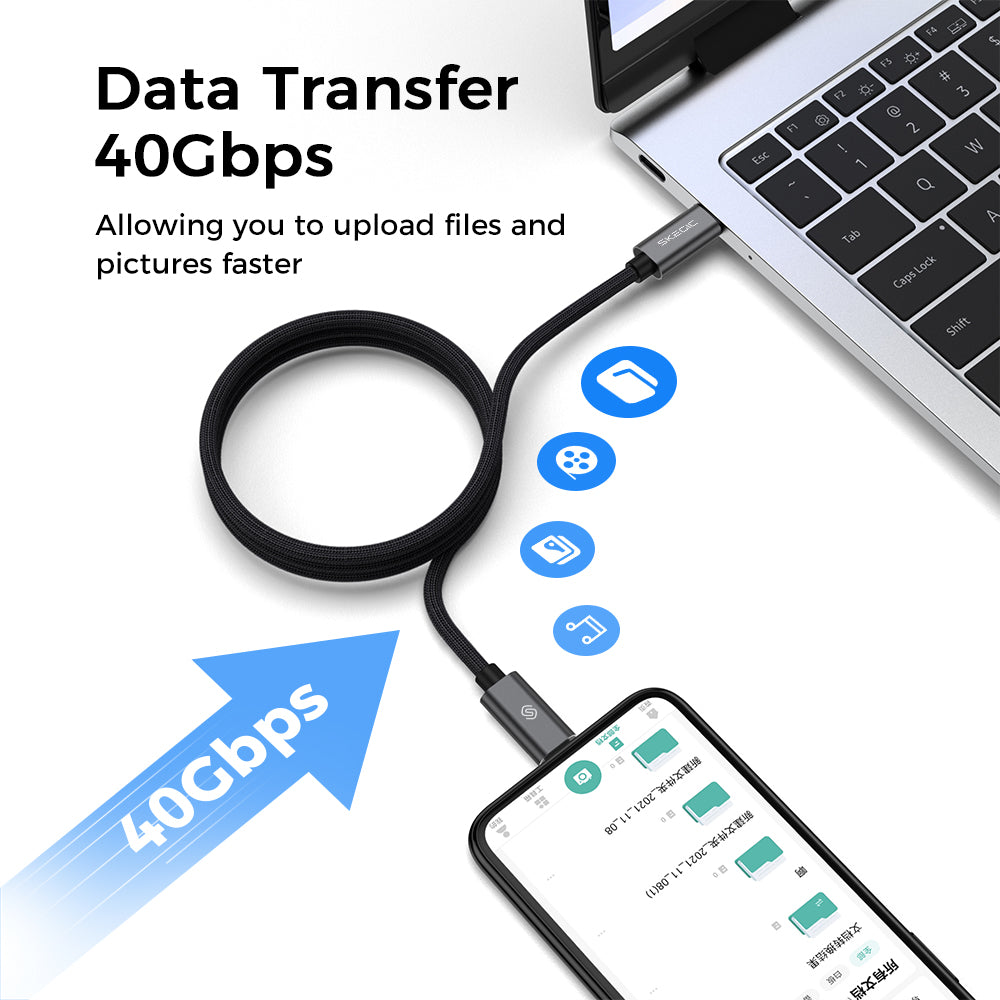 MagCable USB4 | USB-C to USB-C 100W (1m/3.3ft)