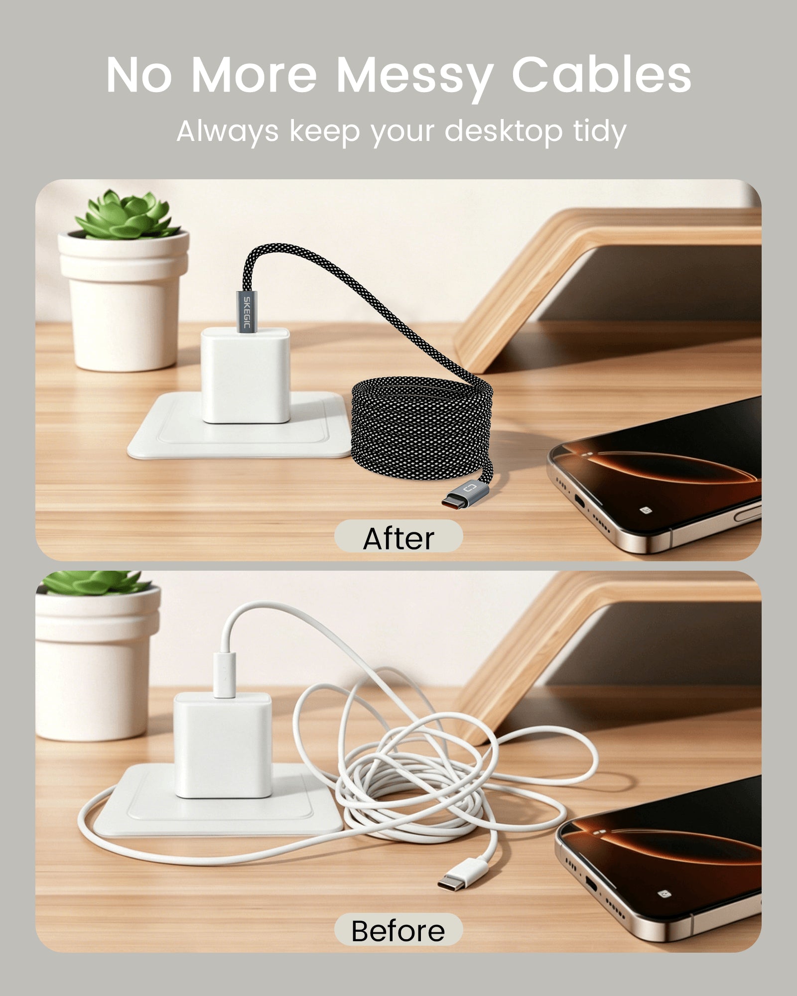 SKEGIC MagCable | Magnetic Anti-tangle Cable