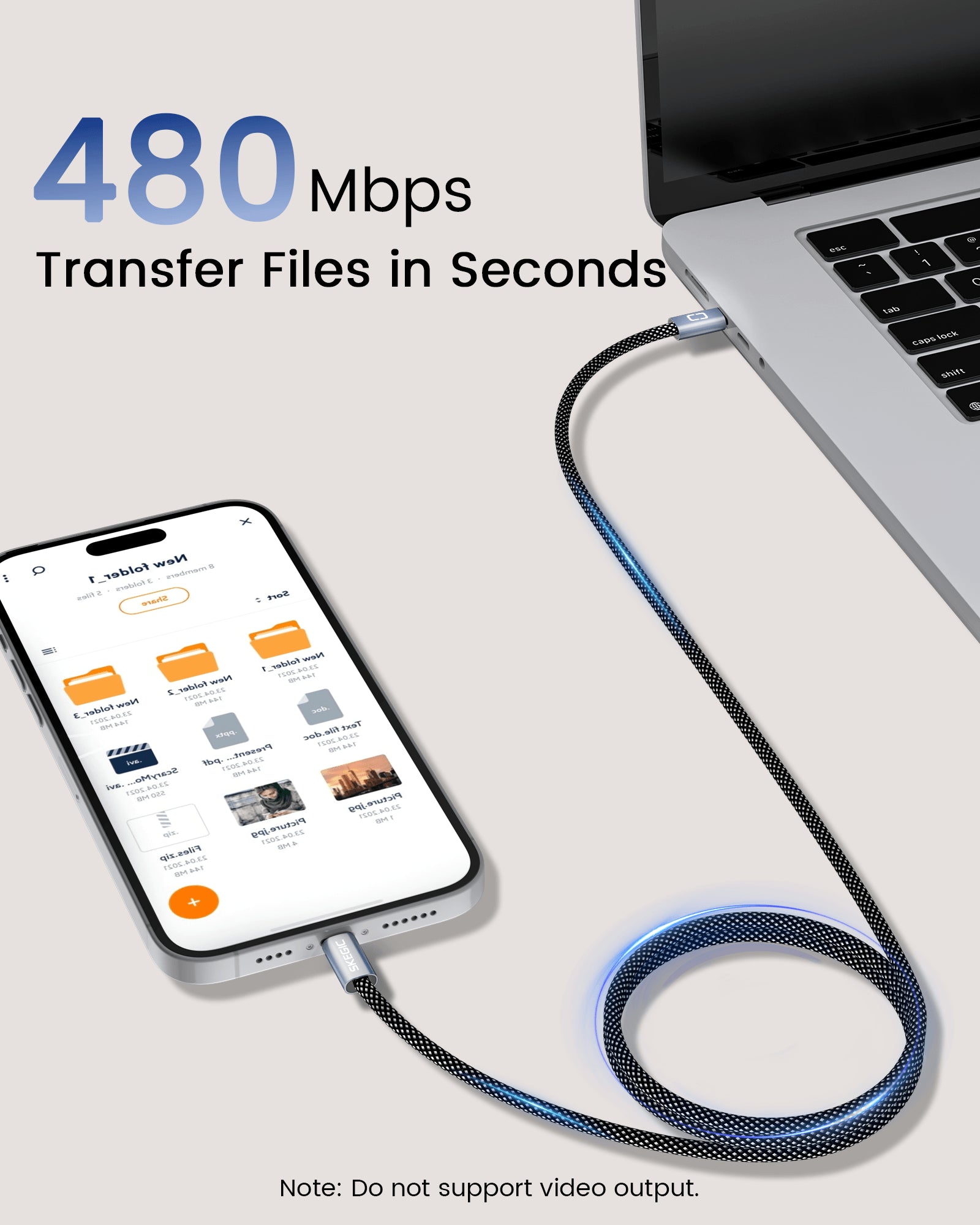 SKEGIC MagCable | Magnetic Anti-tangle Cable