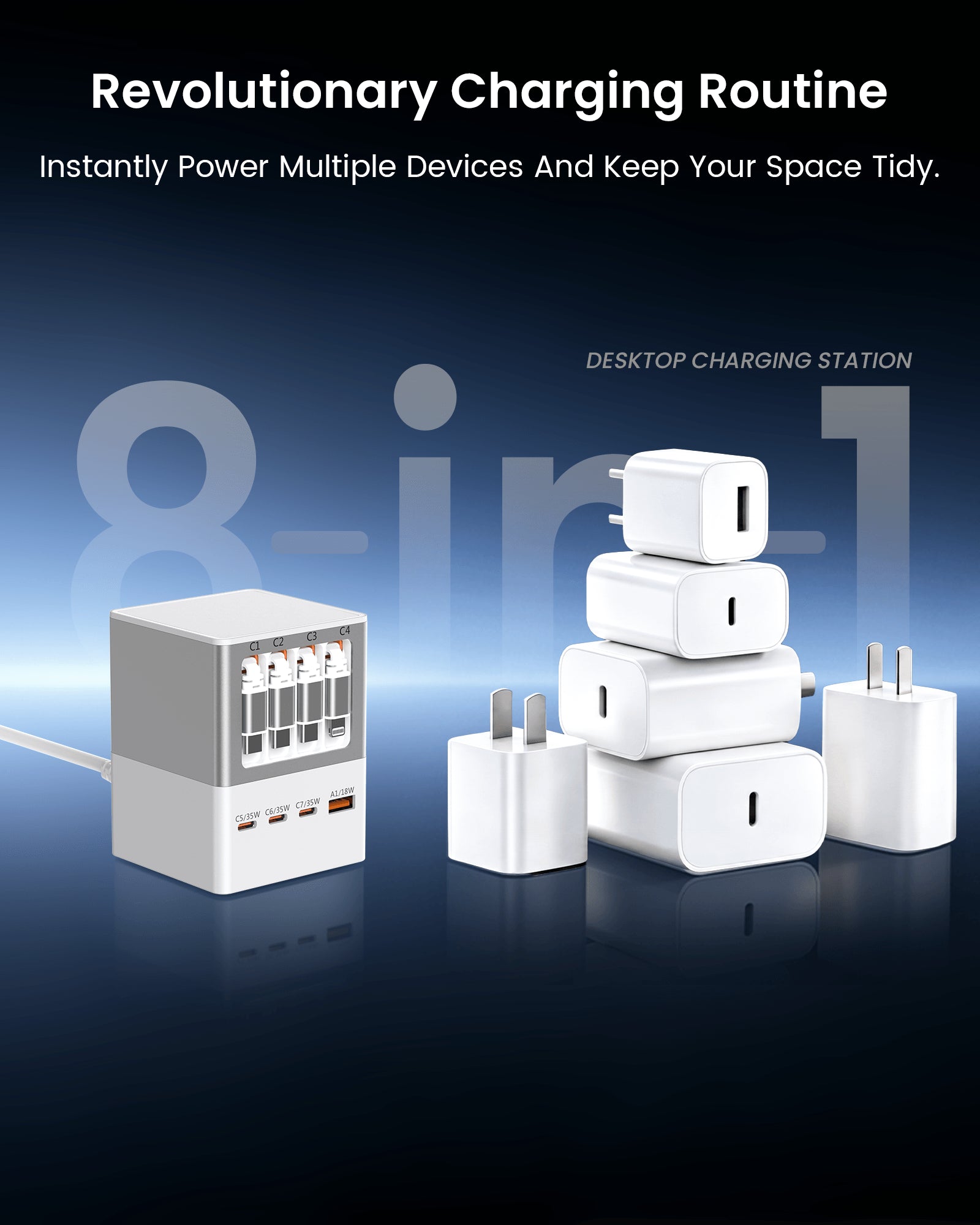 SKEGIC Node 8-in-1 Desktop Charging Station