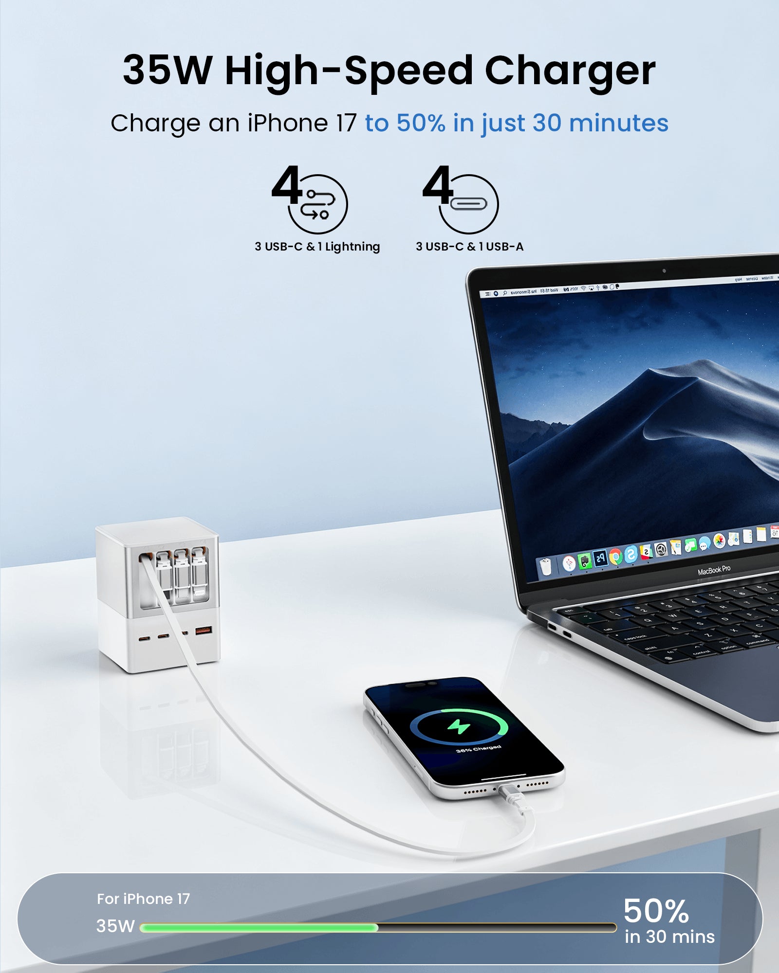 SKEGIC Node 8-in-1 Desktop Charging Station