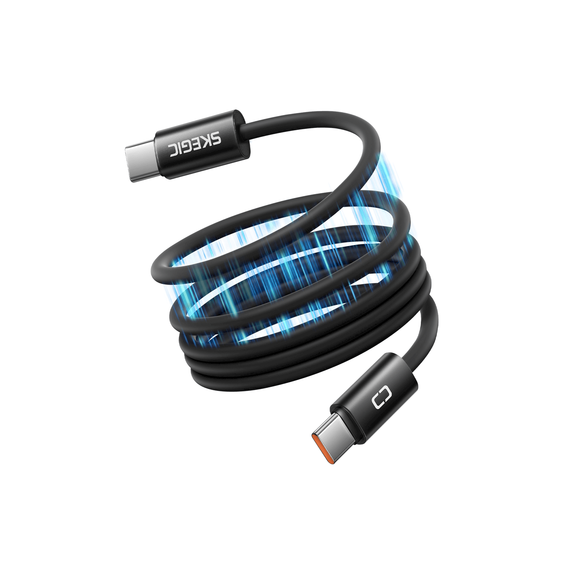 SKEGIC Silicone MagCable USB-C to USB-C Cable 100W (3 ft)