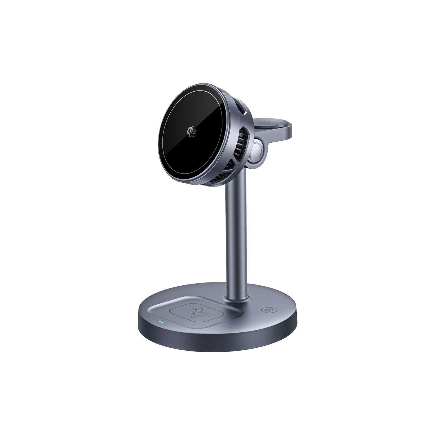 SKEGIC AirCool 3-in-1 Magnetic Wireless Charging Stands (Qi2 25W, MagSafe-Compatible)