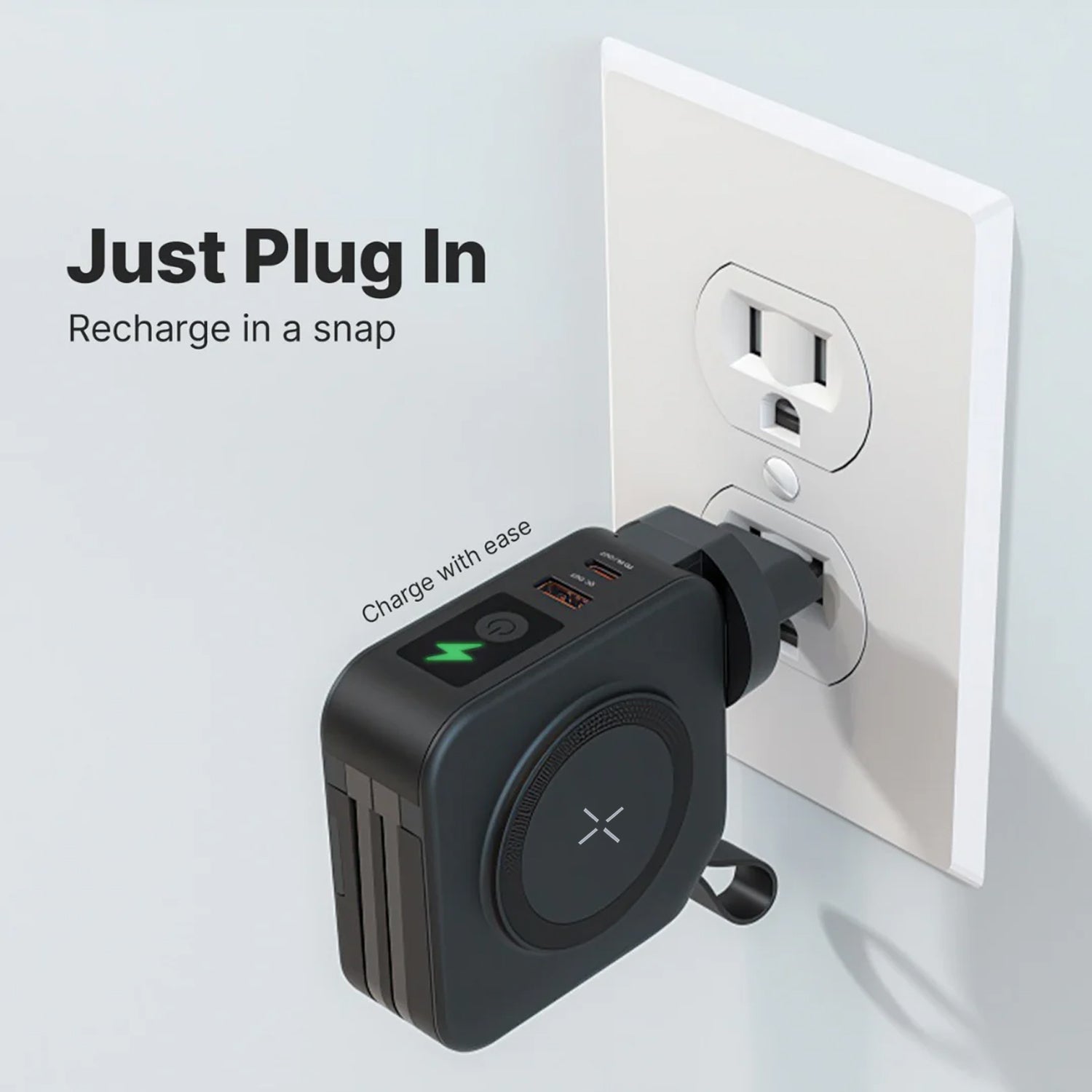 ChargeMax | 5-in-1 Wall Charger with 10000mAh Power Bank