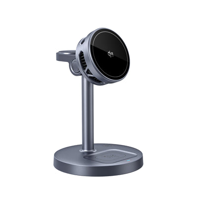 SKEGIC AirCool 3-in-1 Magnetic Wireless Charging Stands (Qi2 25W, MagSafe-Compatible)