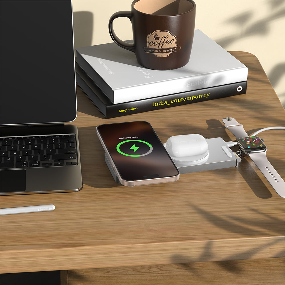 MagStand | 3-in-1 Wireless Charging Stand (Qi2 Certified)