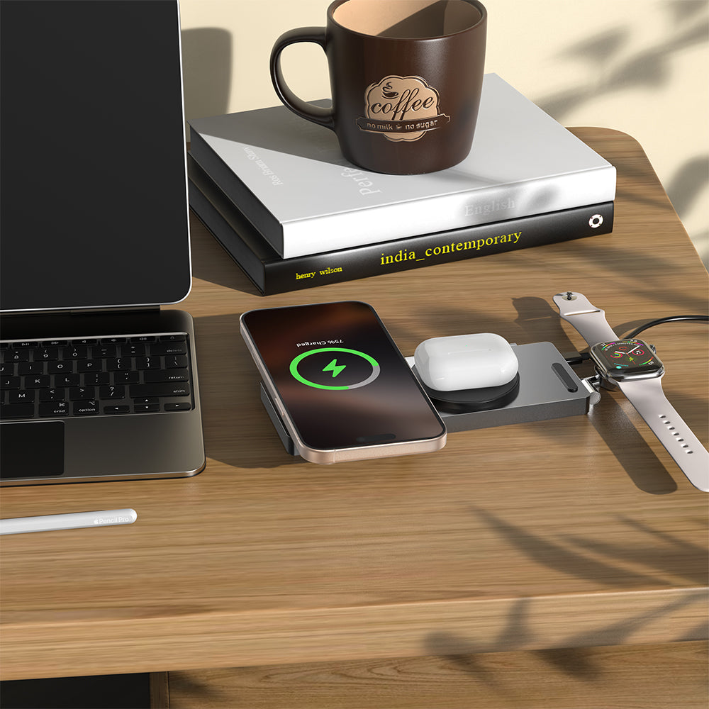 MagStand | 3-in-1 Wireless Charging Stand (Qi2 Certified)