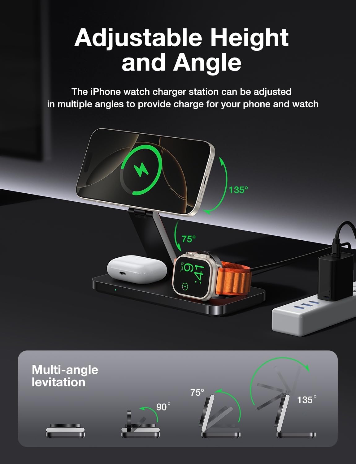 MagPad | 3-in-1 Wireless Charging Station