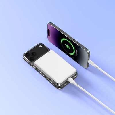 SKEGIC MagFold Magnetic Wireless Power Bank (10000mAh, Qi2 25W, MagSafe-Compatible)