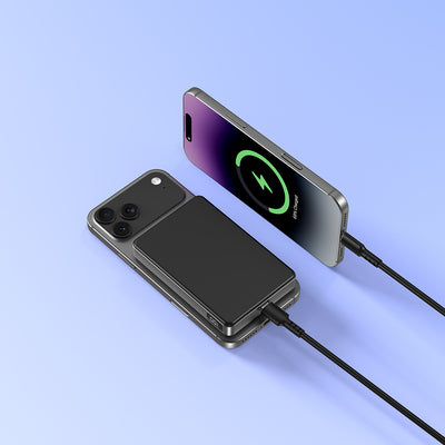 SKEGIC MagFold Magnetic Wireless Power Bank (10000mAh, Qi2 25W, MagSafe-Compatible)