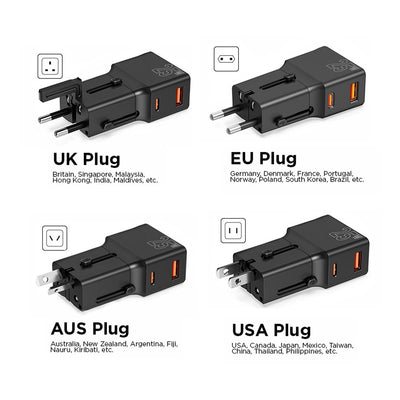 SKEGIC OntheGo 4-in-1 Pocket Charger EU/US/UK/AU 25W