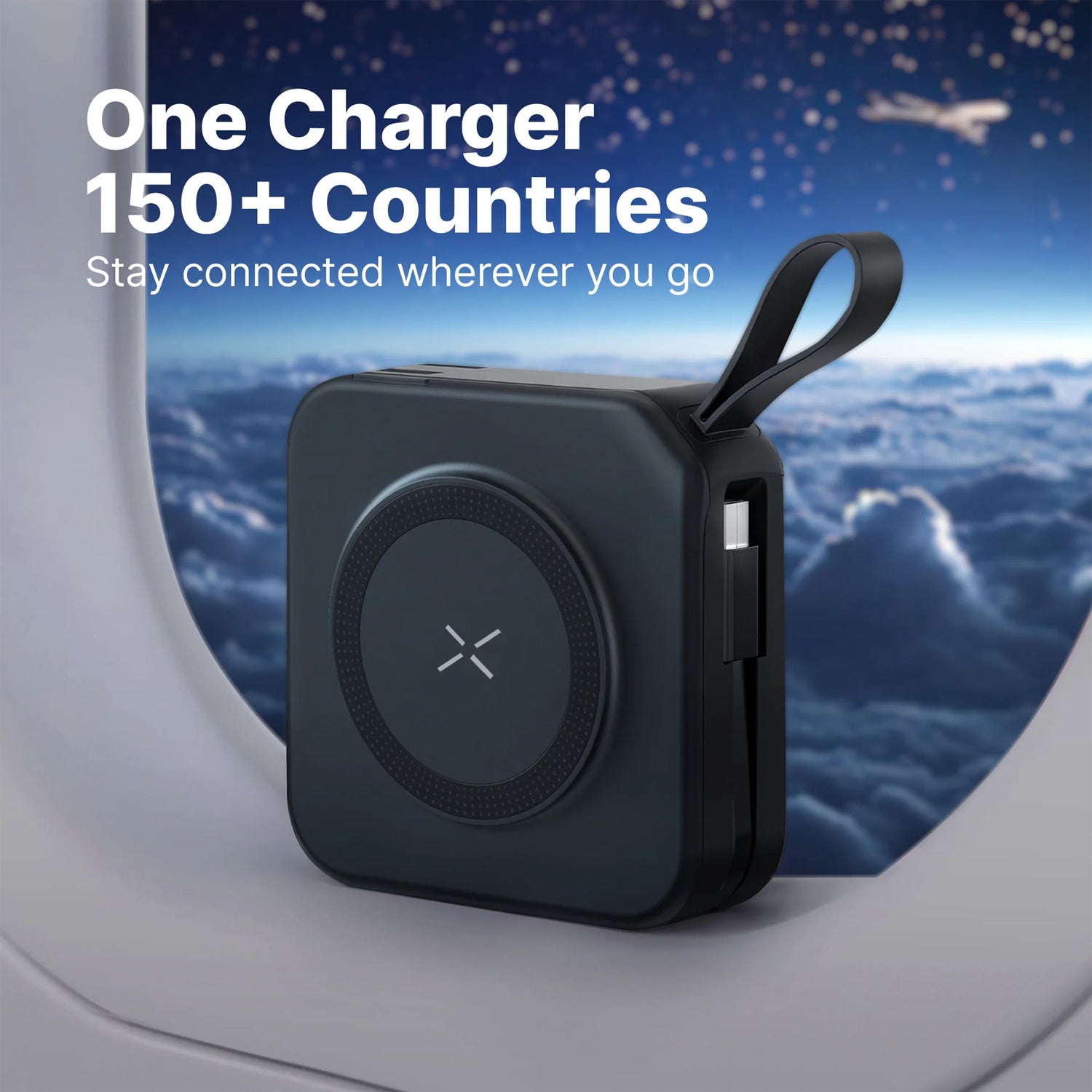 ChargeMax | 5-in-1 Wall Charger with 10000mAh Power Bank