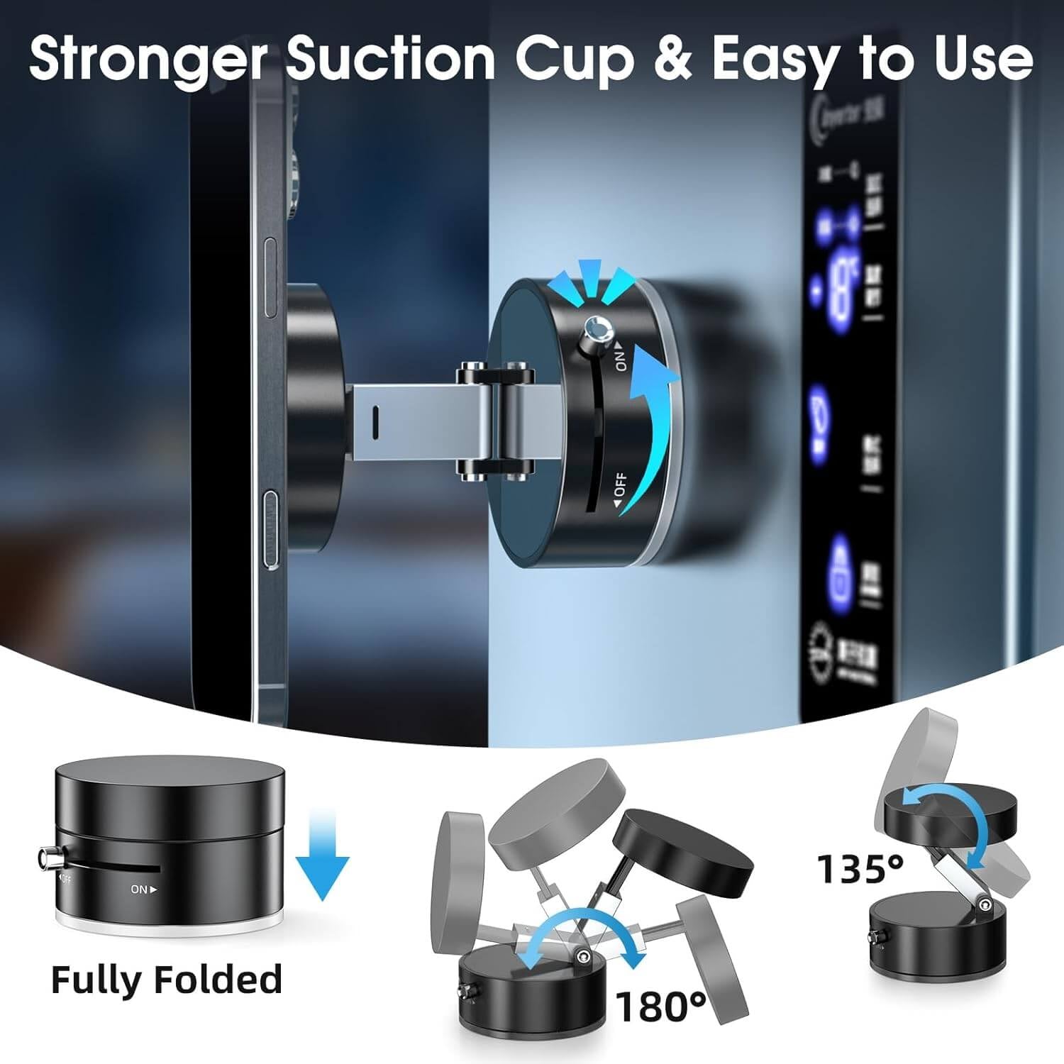 SKEGIC Magnetic Vacuum Car Mount