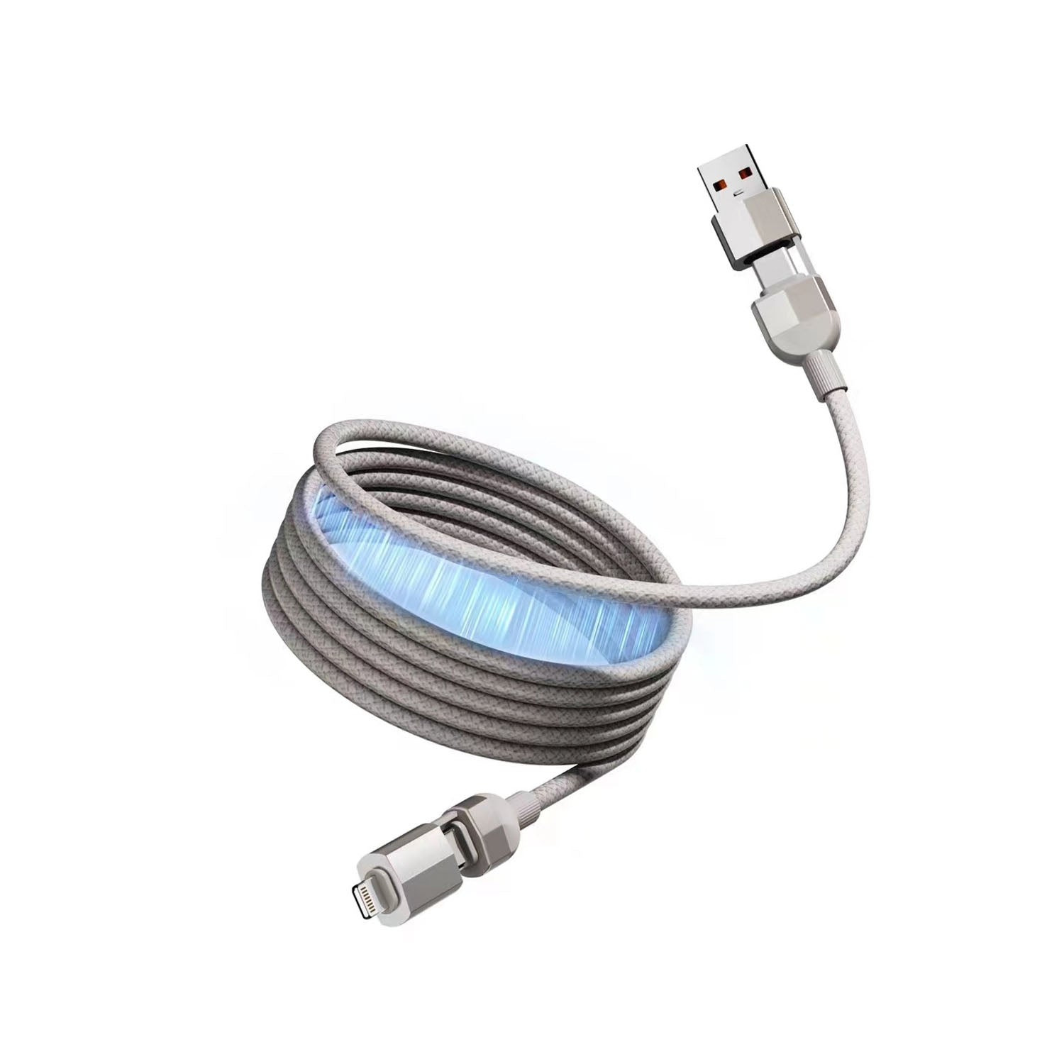 Magcable Max | 4-in-1 Magnetic Travel Cable 65W (1m)