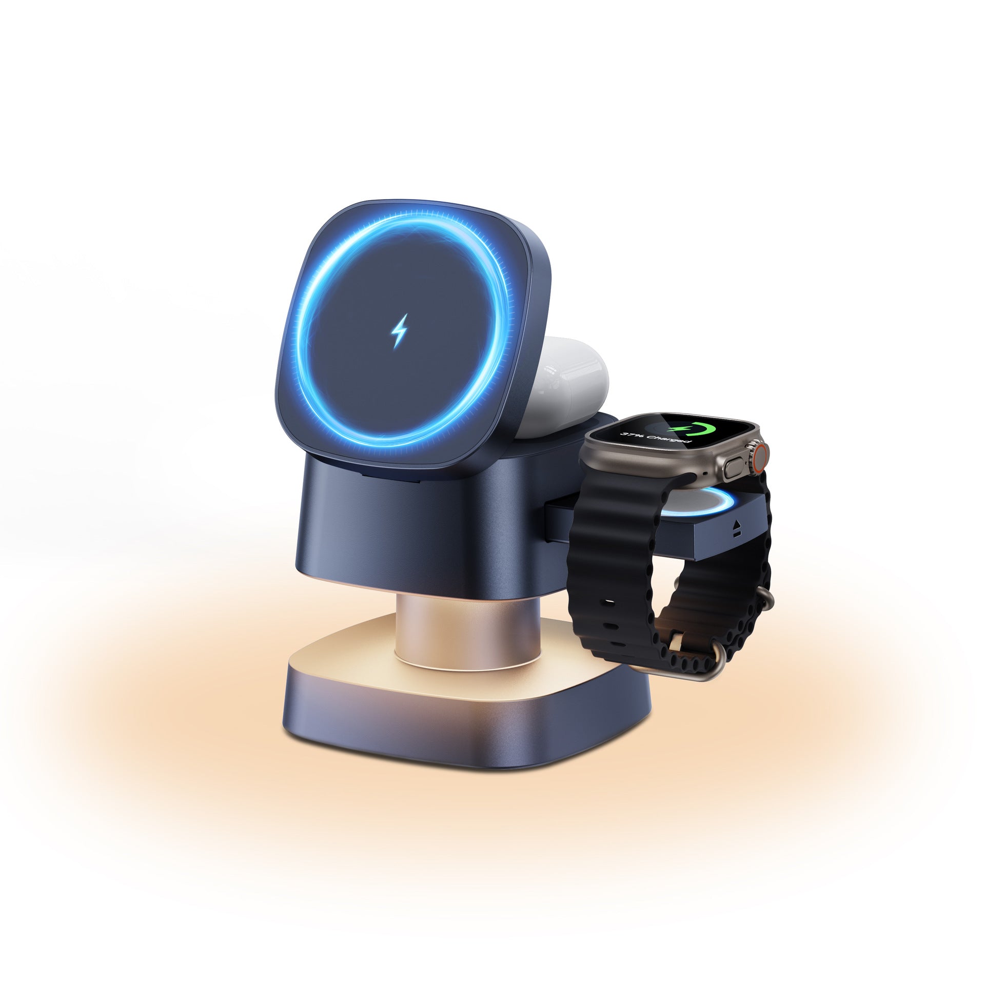 MagMush Pro | 4-in-1 Magnetic Wireless Charger with on/off Night Light