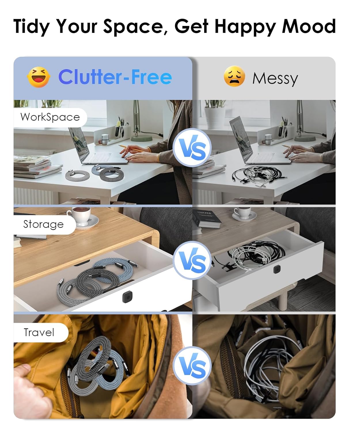 Magcable Travel | USB-C to USB-C 240W (1m)