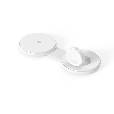 SKEGIC OntheGo 2-in-1 Portable Magnetic Wireless Charger (Qi2 15W, MagSafe-Compatible)