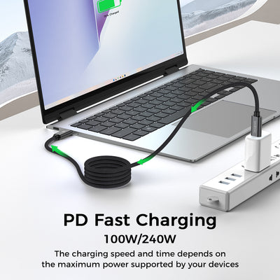 Magcable USB4 | Magnetisches USB-C-auf-USB-C-Kabel 100 W (1 m)