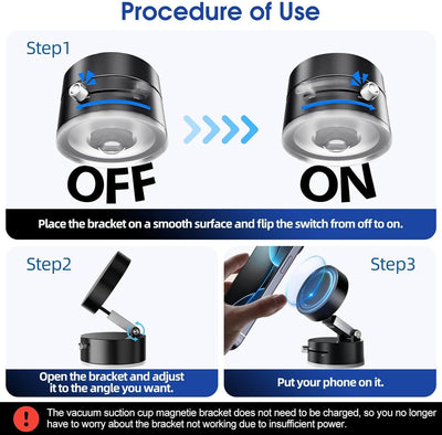 SKEGIC Magnetic Vacuum Car Mount