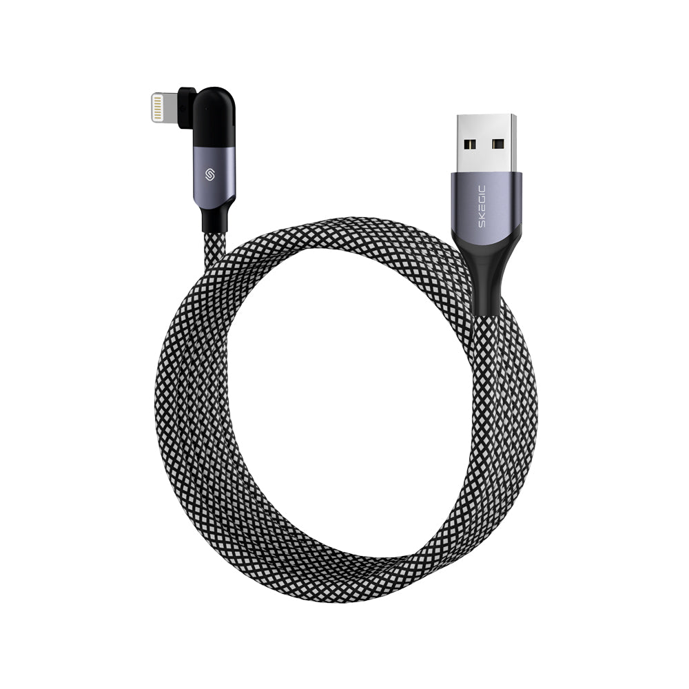(Pre-order) Magcable 180° | Magnetic USB-A to Lightning 180° Rotation Cable (1m)