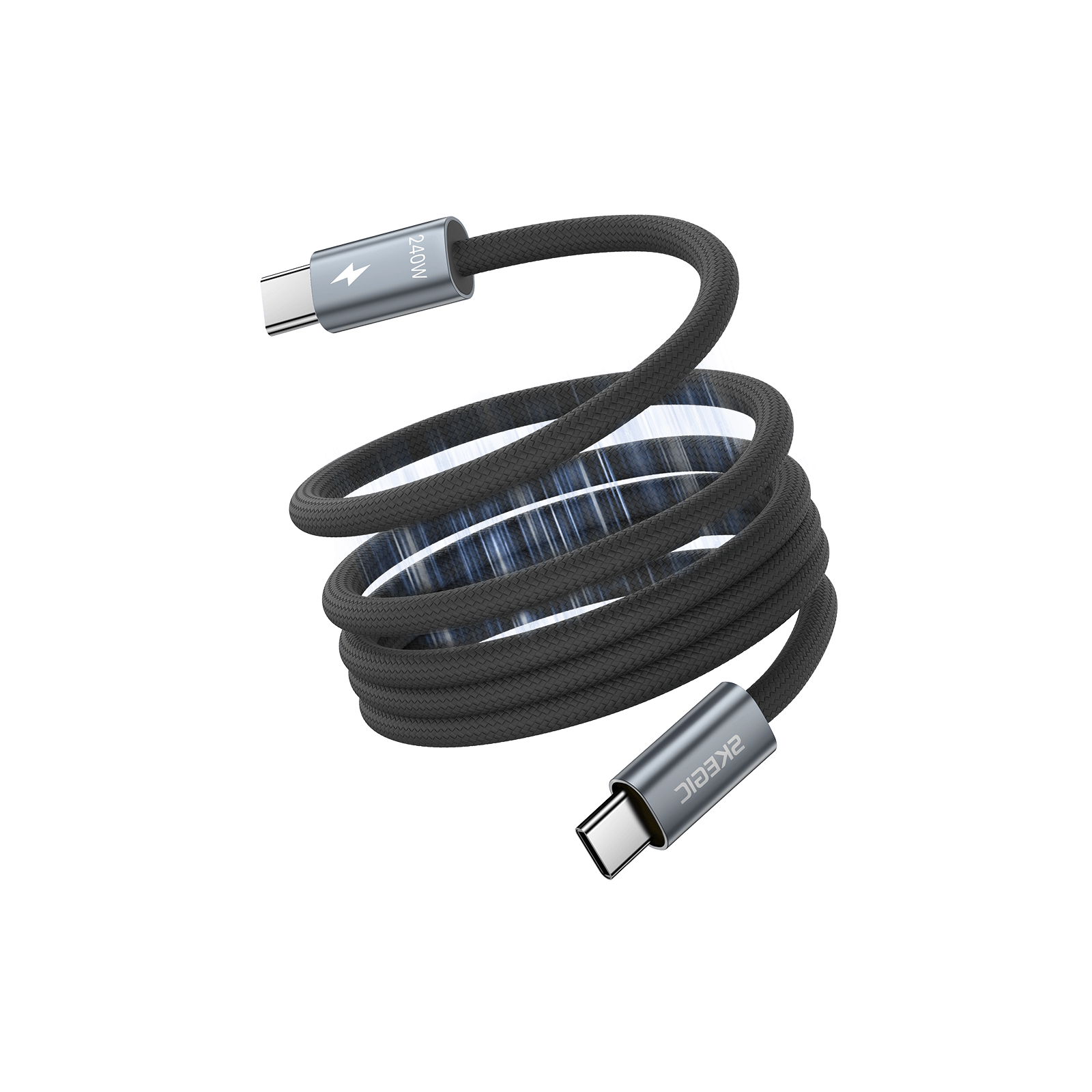 SKEGIC MagCable 240W USB-C to USB-C Cable (3 ft)