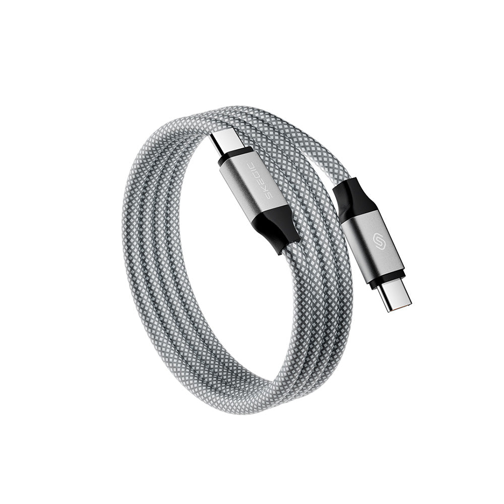 Magcable | Magnetisches USB-C-zu-USB-C-Kabel 100 W (bis zu 2 m)