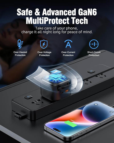 SKEGIC Flexi 35W Charger with Retractable USB-C Cable