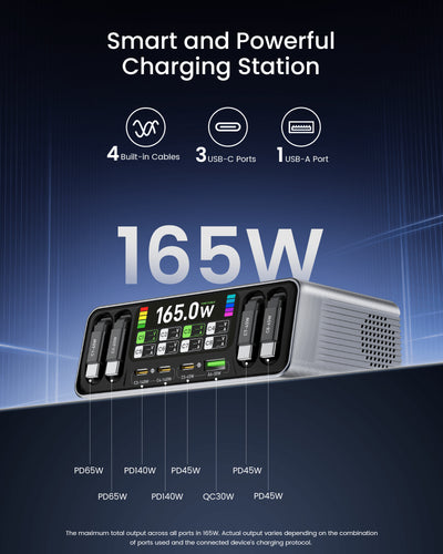 SKEGIC Pilot 165W Smart Desktop Charging Station
