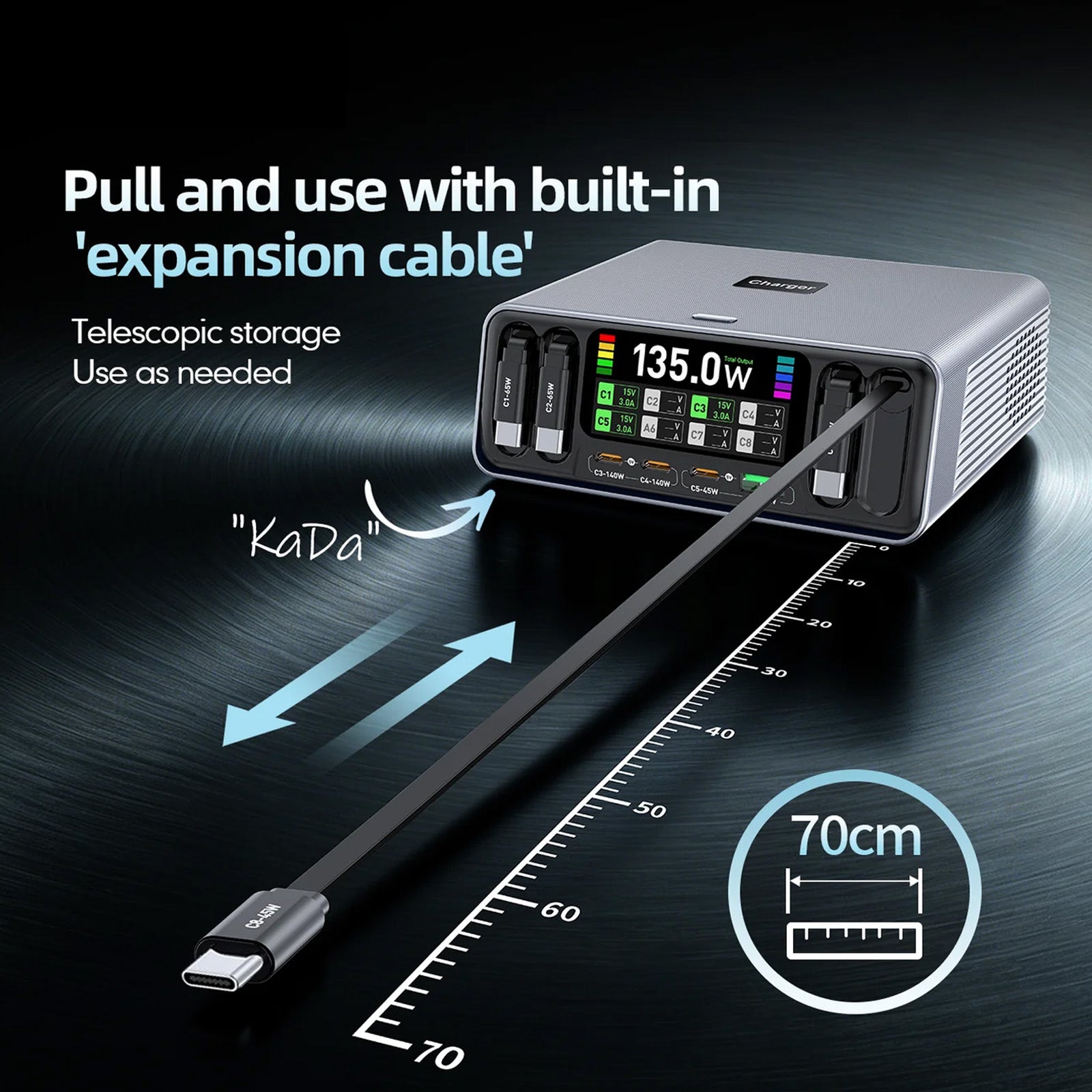 SKEGIC Pilot 165W Smart Desktop Charging Station