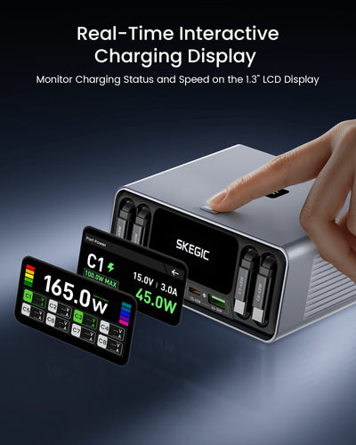 SKEGIC Pilot 165W Smart Desktop Charging Station