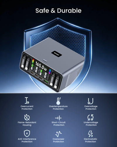 SKEGIC Pilot 165W Smart Desktop Charging Station