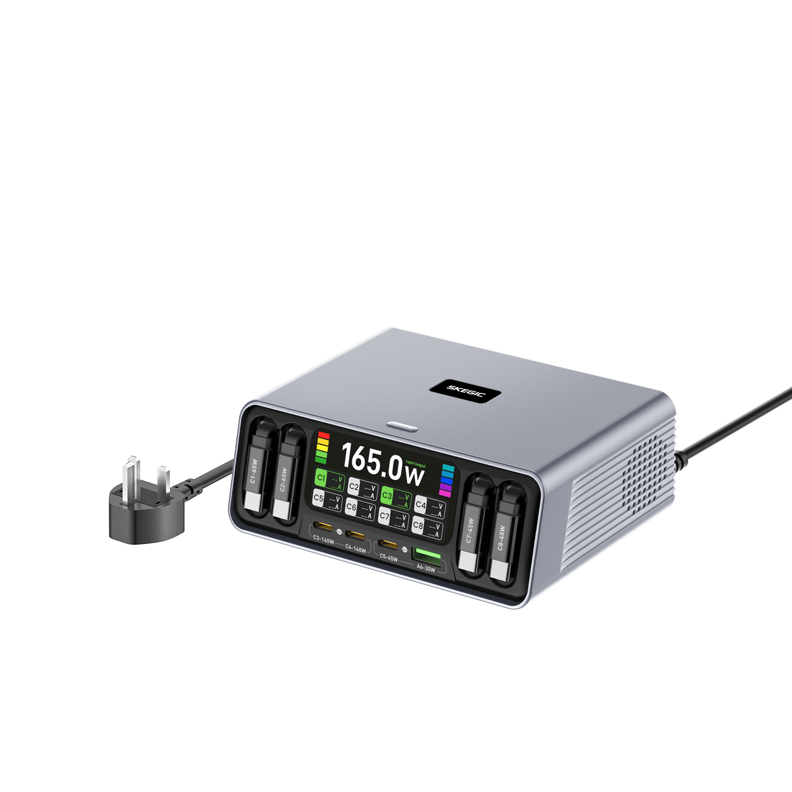 SKEGIC Pilot 165W Smart Desktop Charging Station
