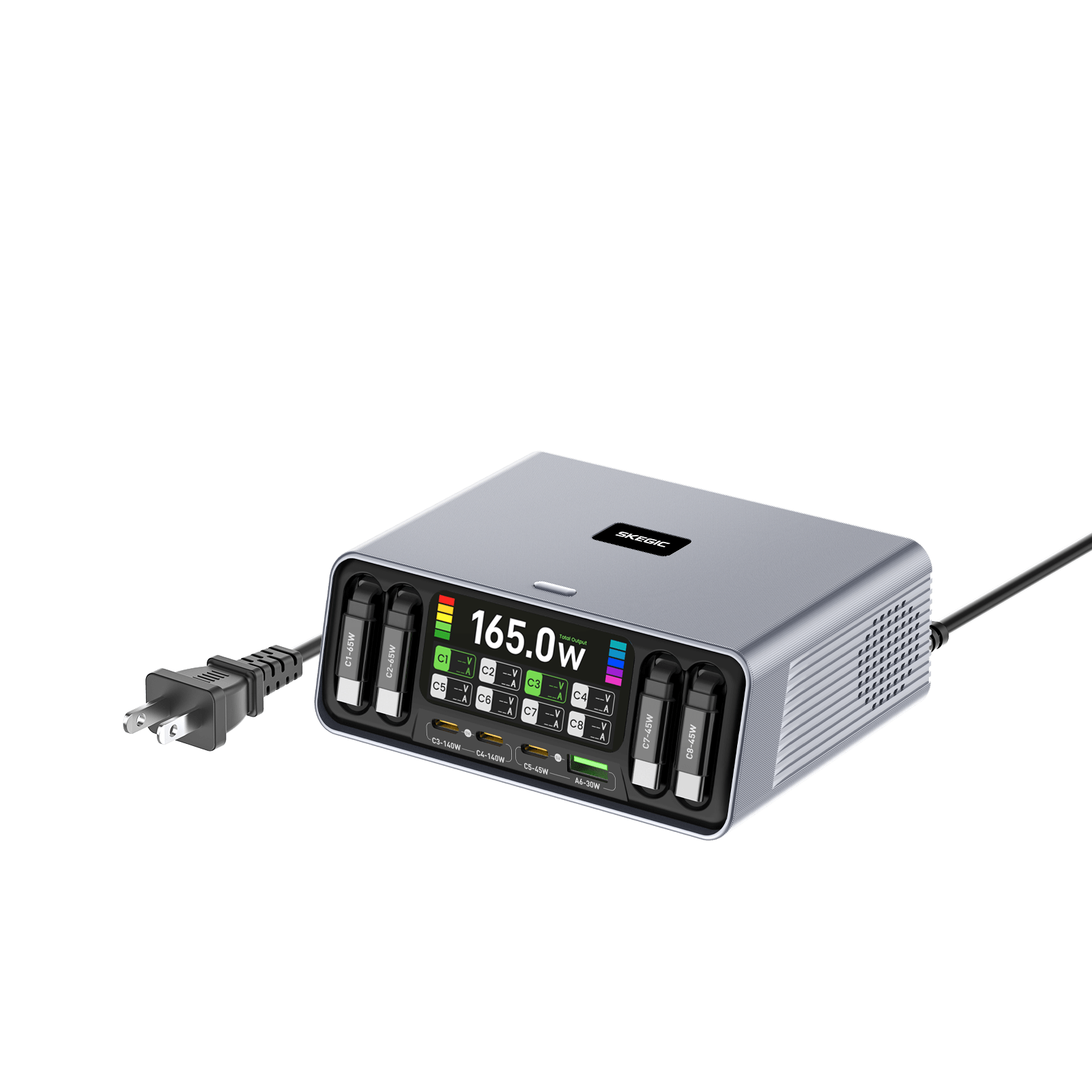 SKEGIC Pilot 165W Smart Desktop Charging Station