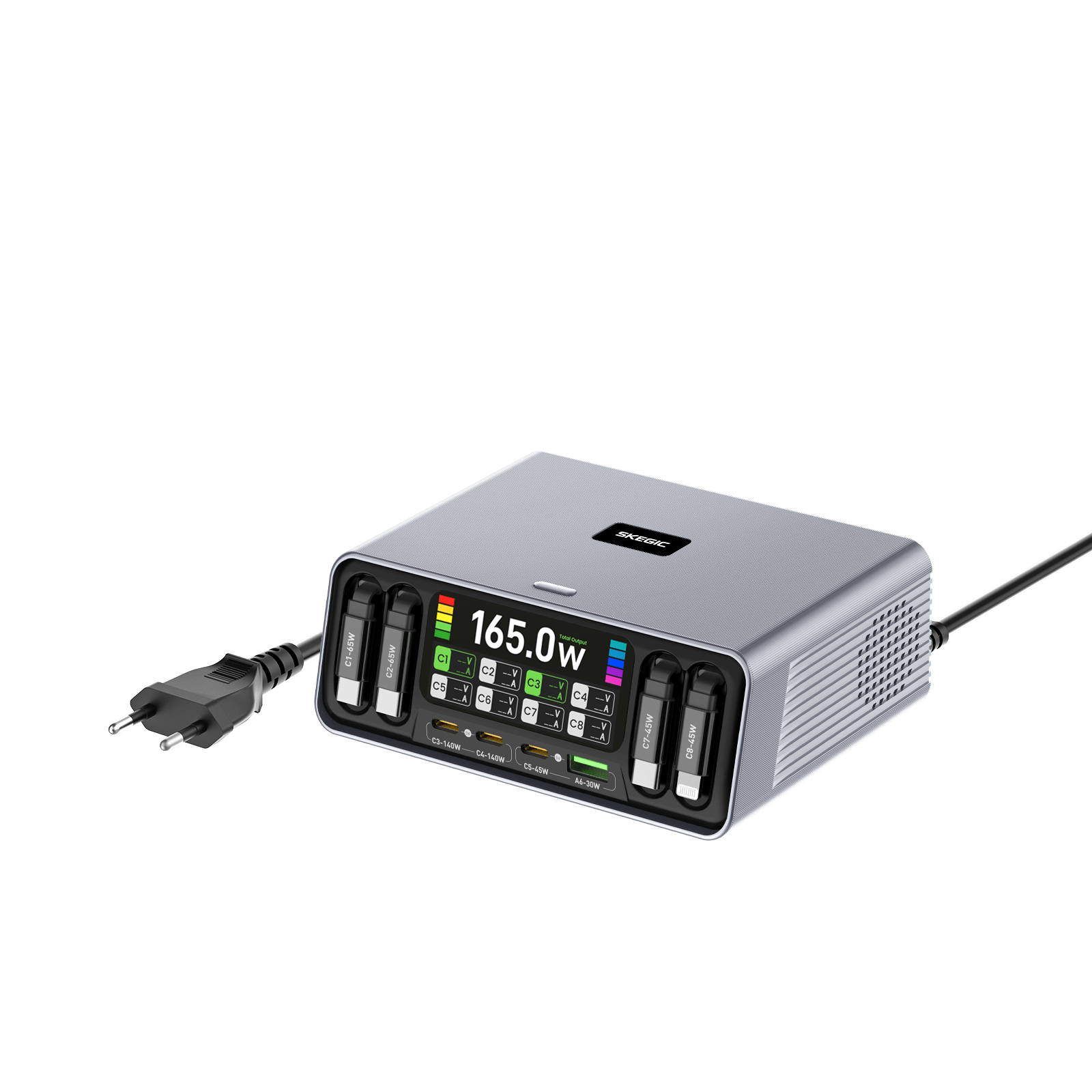 SKEGIC Pilot 165W Smart Desktop Charging Station