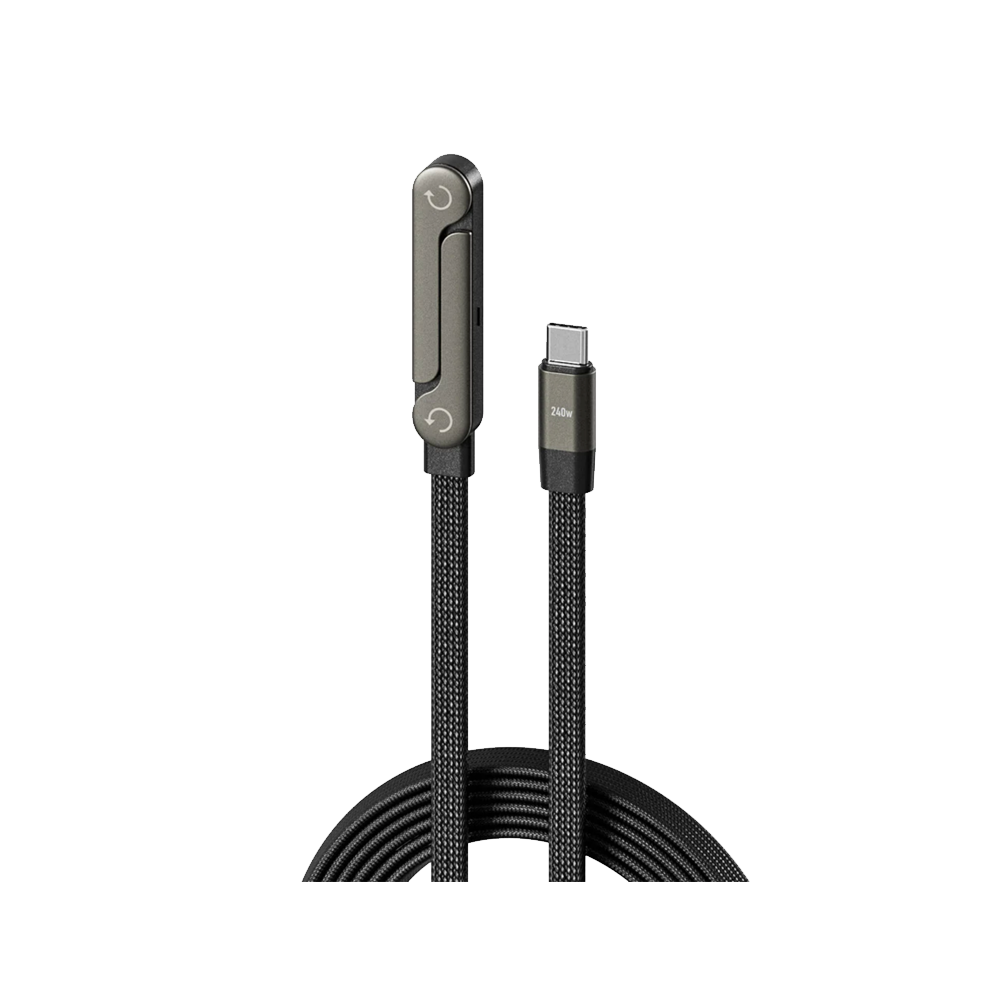KickCable | 2-in-1 Stand Charging Cable 240W (1.5m/5ft)