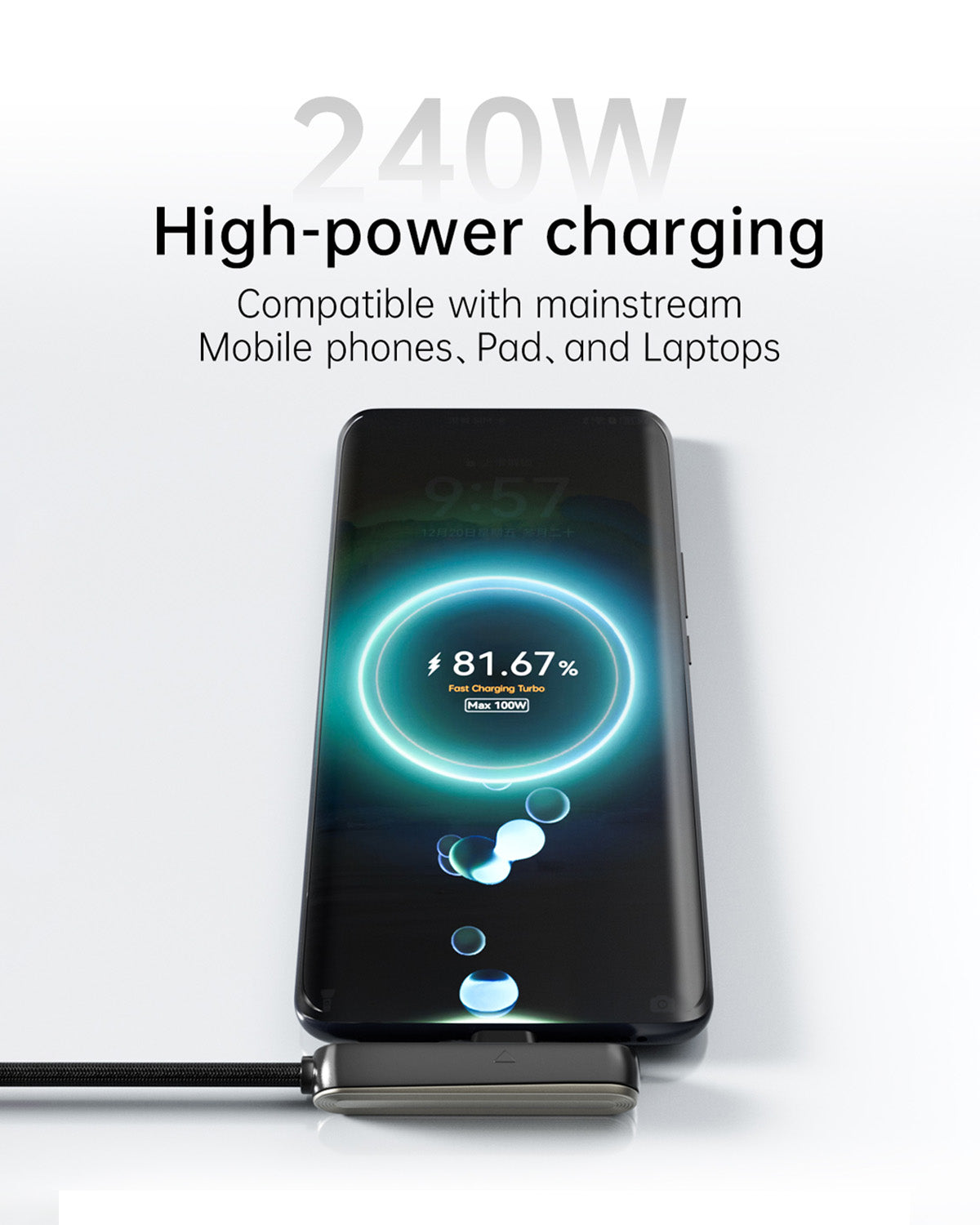 KickCable 3.0 | 2-in-1 Stand Charging Cable (1.5m/4.9ft)