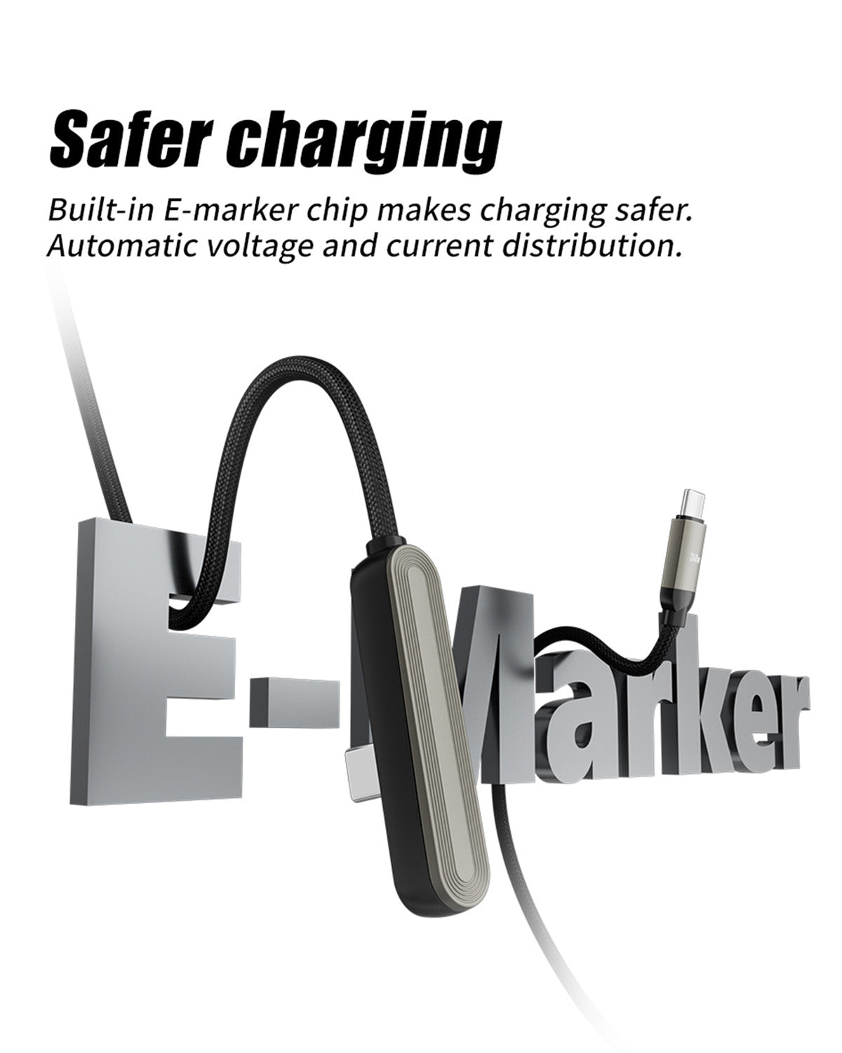 KickCable 3.0 | 2-in-1 Stand Charging Cable (1.5m/4.9ft)