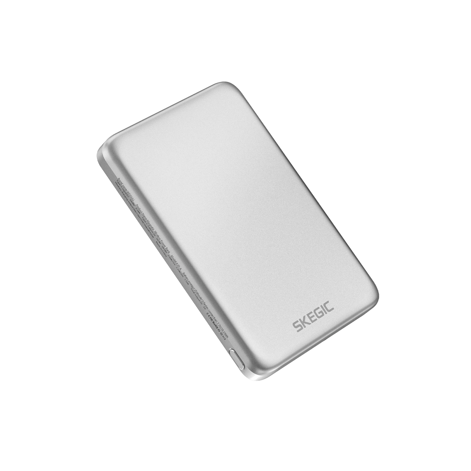 SKEGIC MagAero Air Magnetic Power Bank (5000mAh, Qi2 25W)