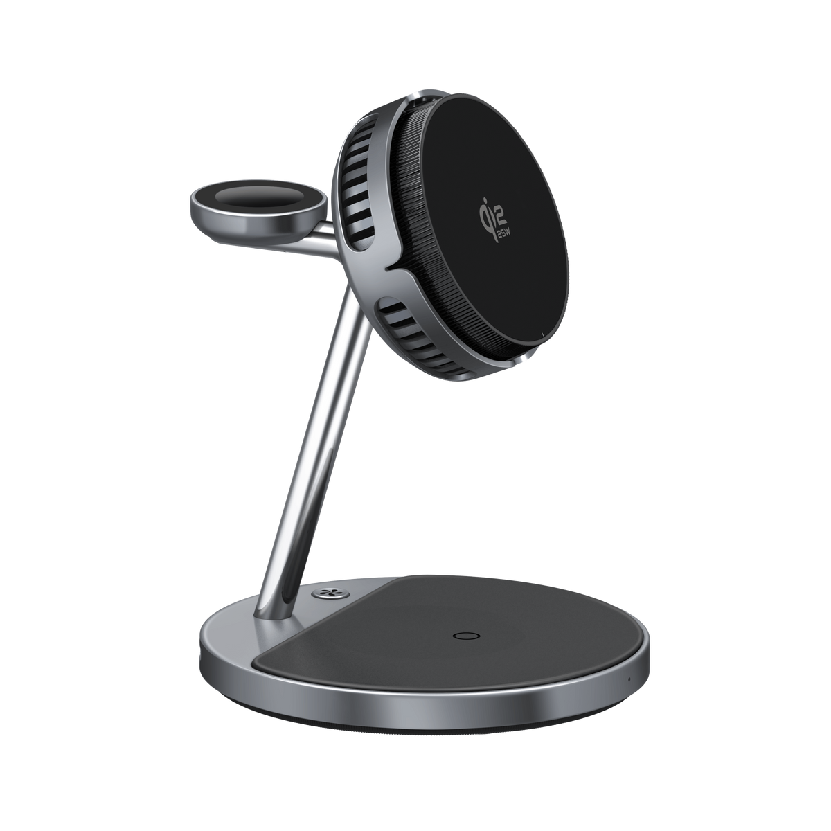 SKEGIC AirCool 3-in-1 Magnetic Wireless Charging Stand (Qi2 25W, MagSafe-Compatible)