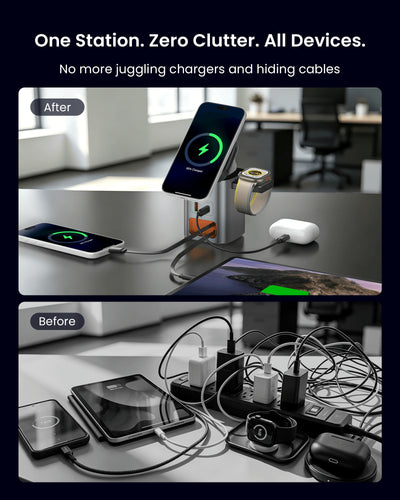 SKEGIC Nexus Max 100W AirCool GaN Charging Station with Watch Charger