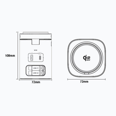 SKEGIC Nexus Max 100W AirCool GaN Charging Station with Watch Charger & Qi2 25W Wireless Charging
