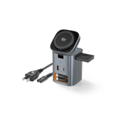 SKEGIC Nexus Max 100W AirCool GaN Charging Station with Watch Charger & Qi2 25W Wireless Charging