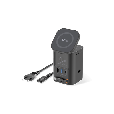 SKEGIC Nexus Hub 100W GaN Charging Station with HDMI & 25W Wireless Charging