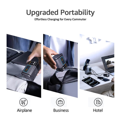 SKEGIC 105W 6-in-1 Power Station with Qi2.2 25W Wireless Charging