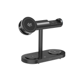 SKEGIC AirCool 4-in-1 Magnetic Wireless Charging Stand with Night Light (Qi2 25W, MagSafe-Compatible)